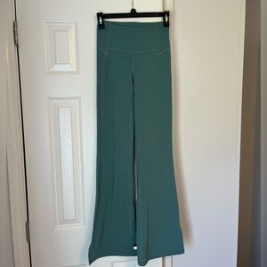 Lululemon Groove High-rise Split Hem Flared Pant Nulu fabric
